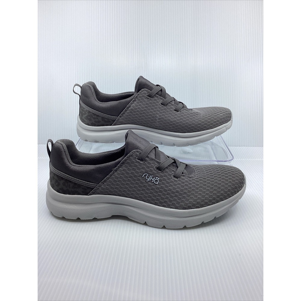 Ryka Sneakers Womens 11 M Gray Lightweight Memory Foam Pull On Athleisure A1